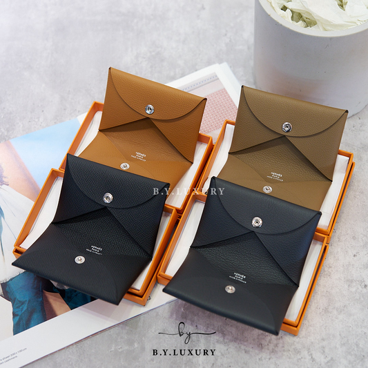 全新現貨 HERMES Calvi Cardholder 卡片套