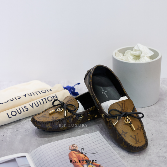閑置品 LOUIS VUITTON Gloria Flat Loafer LV 草鞋 漁夫鞋