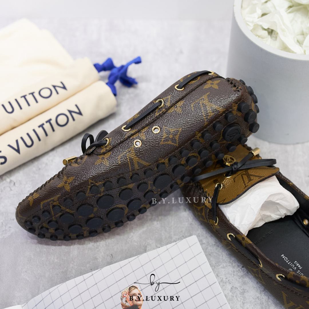 閑置品 LOUIS VUITTON Gloria Flat Loafer LV 草鞋 漁夫鞋