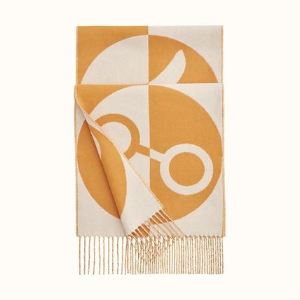 全新現貨 HERMES Casaque Charms muffler 羊絨 頸巾