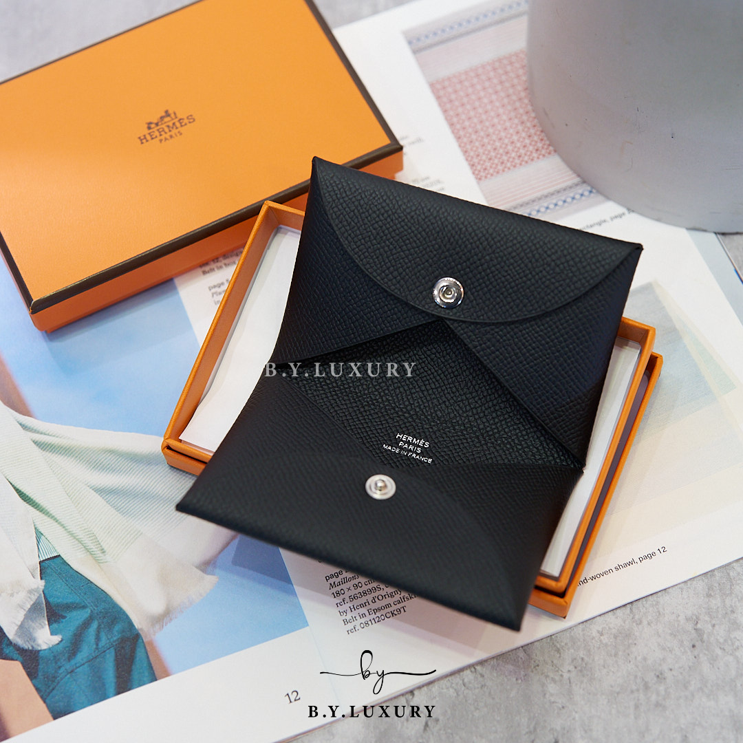 全新現貨 HERMES Calvi Cardholder 卡片套
