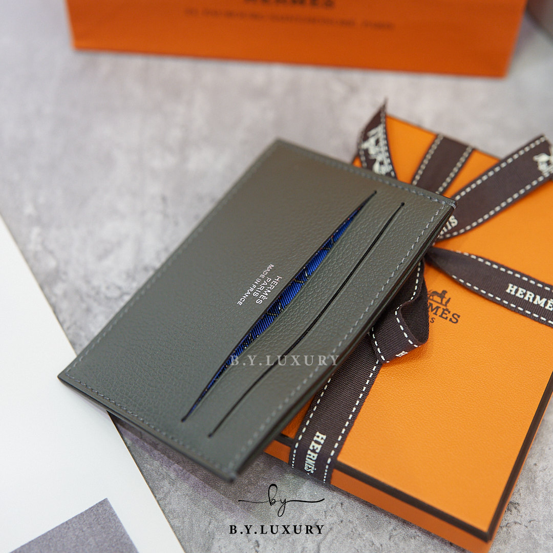 全新現貨 HERMES Citizen Twill Cardholder Card Holder 積雨雲灰 卡片套