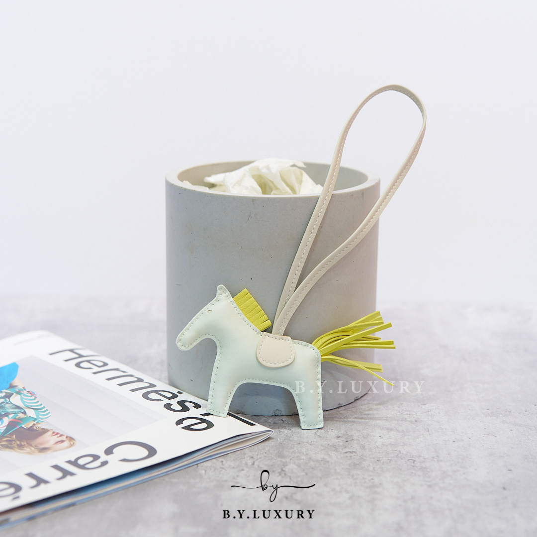 全新現貨 HERMES Rodeo PM 氣泡綠/檸檬黃/奶油白