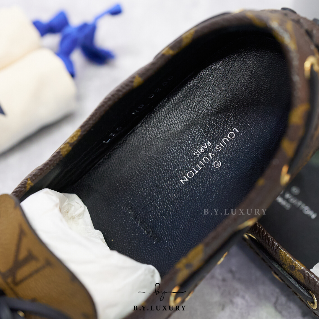 閑置品 LOUIS VUITTON Gloria Flat Loafer LV 草鞋 漁夫鞋