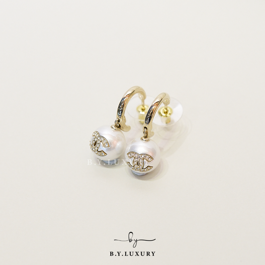 全新現貨 CHANEL CC Earrings AB8451 珍珠耳環