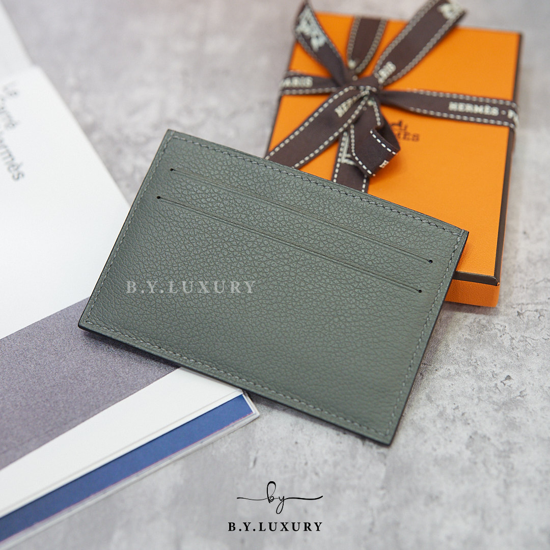 全新現貨 HERMES Citizen Twill Cardholder Card Holder 積雨雲灰 卡片套