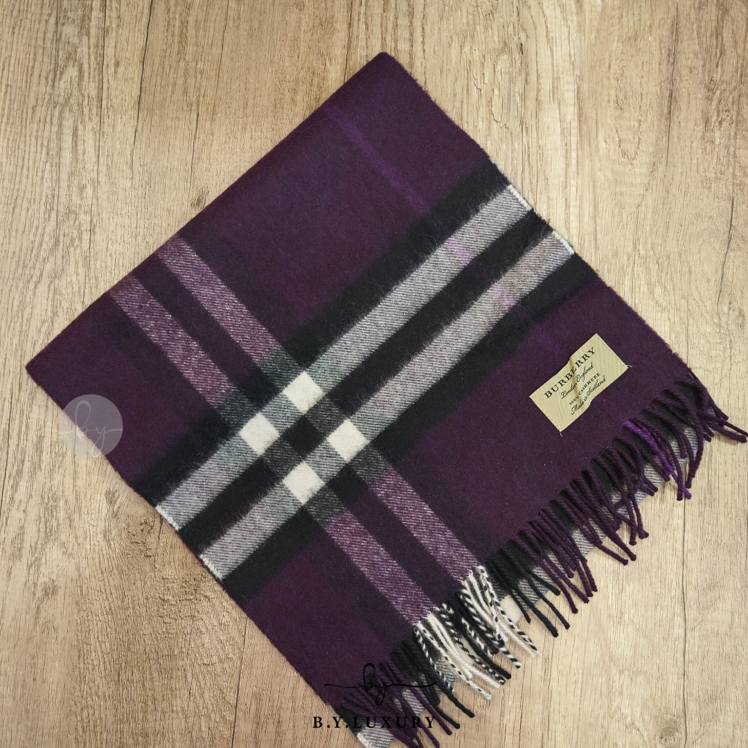 全新現貨 BURBERRY Classic Cashmere Scarf 羊絨 頸巾