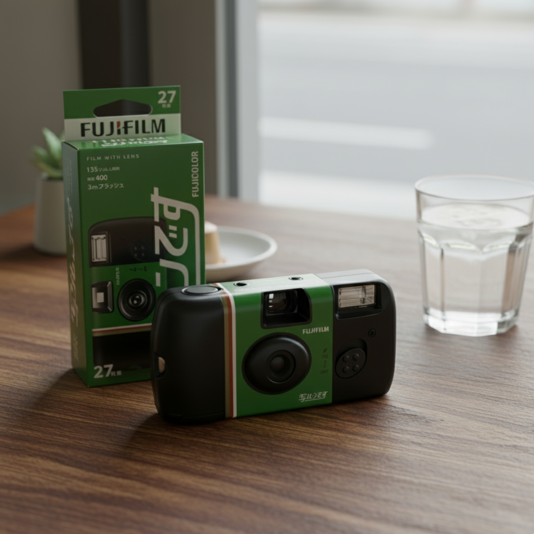 【學生限定!學生買機送沖掃服務】MOMENT LAB 啟動企劃:菲林攝影初體驗 FUJIFILM Simple Ace 27張 即棄菲林相機