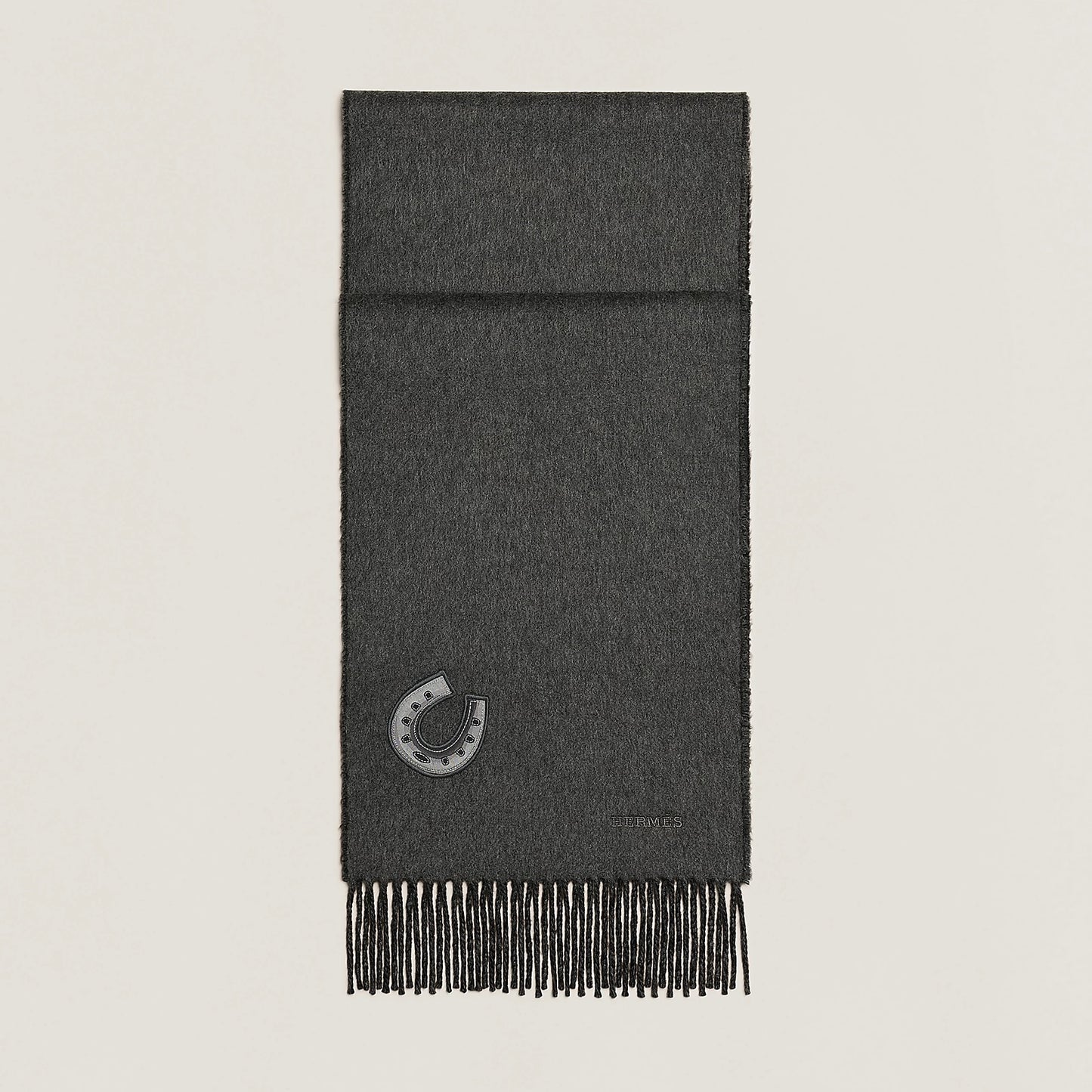 全新現貨 HERMES Lucky Muffler 羊絨頸巾