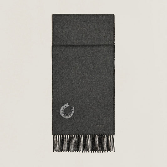 全新現貨 HERMES Lucky Muffler 羊絨頸巾