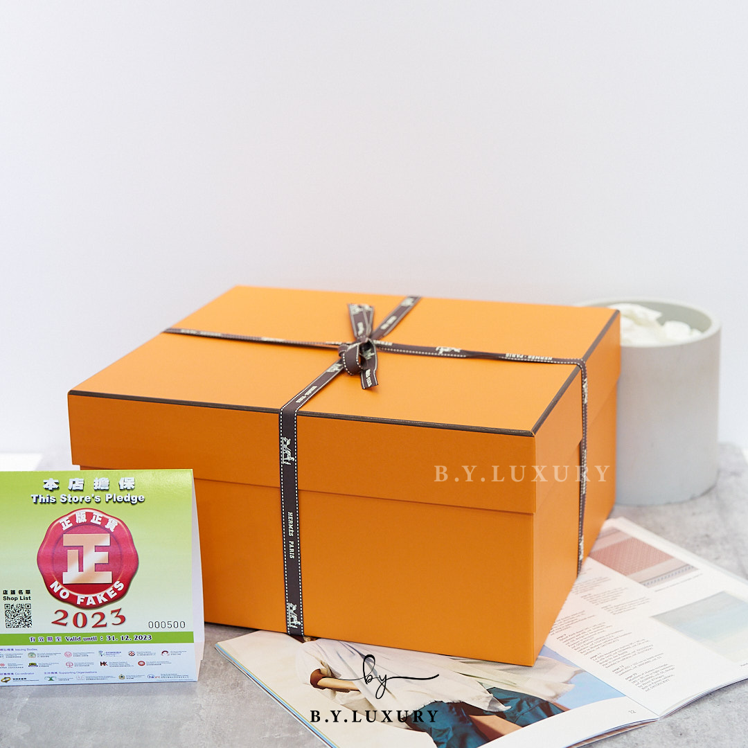 閑置品 HERMES mini 24/24 Evercolor 37 金棕色 金扣