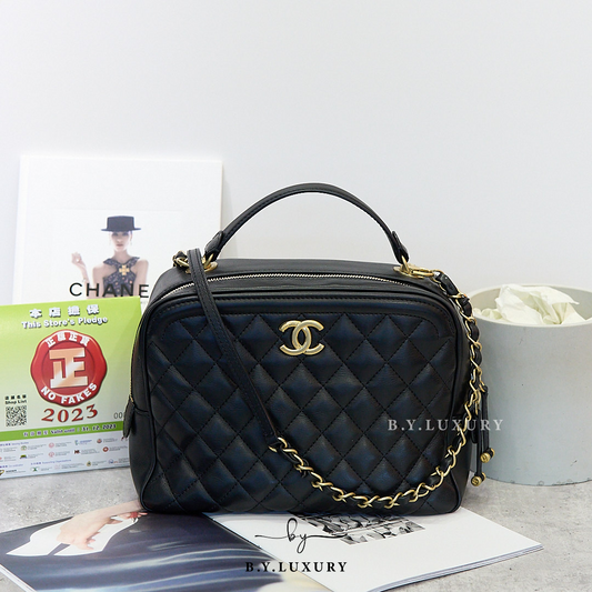 閑置品 CHANEL Camera Bag 相機包 小羊皮 黑色