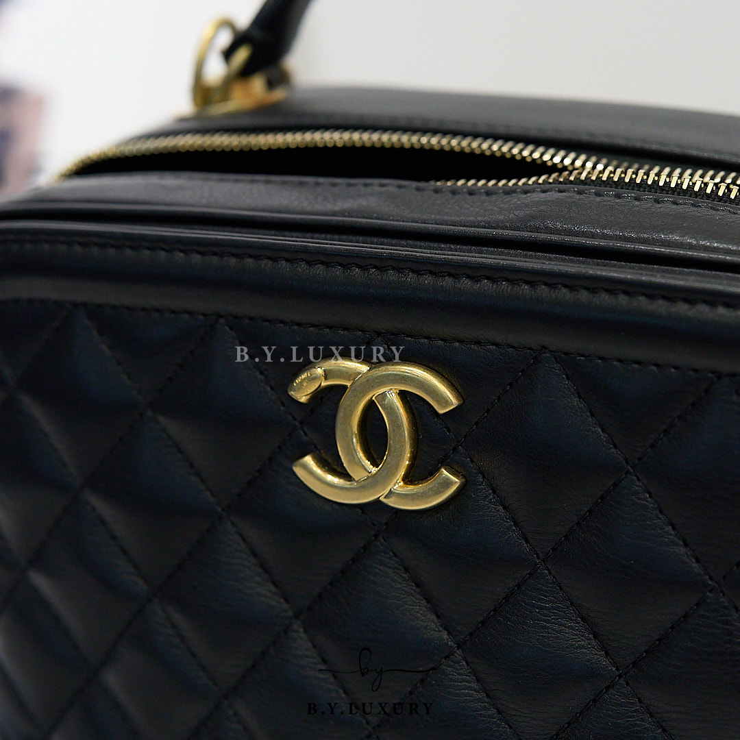 閑置品 CHANEL Camera Bag 相機包 小羊皮 黑色