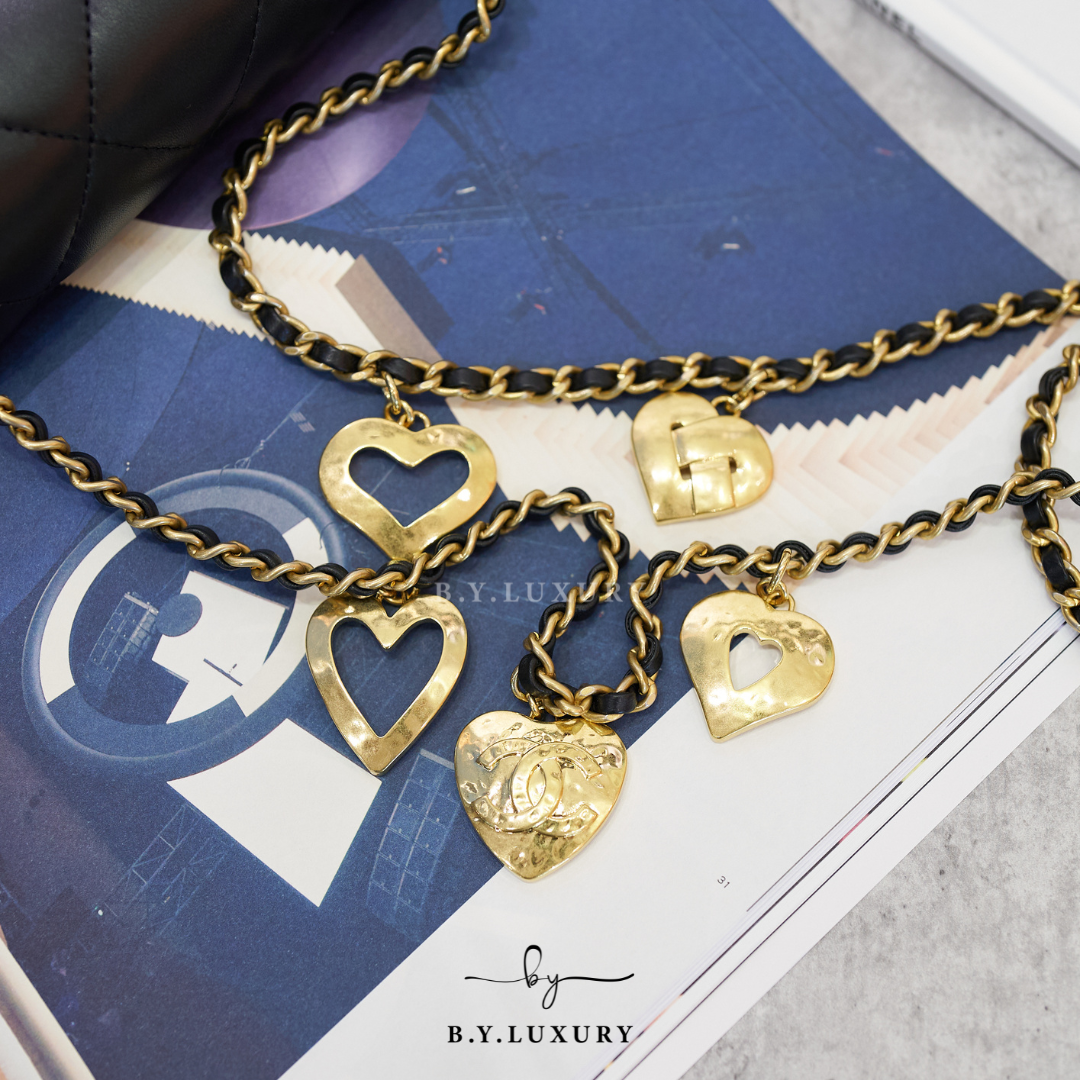 全新現貨 CHANEL Mini Flap Bag CF20 心心鏈款 AS3457