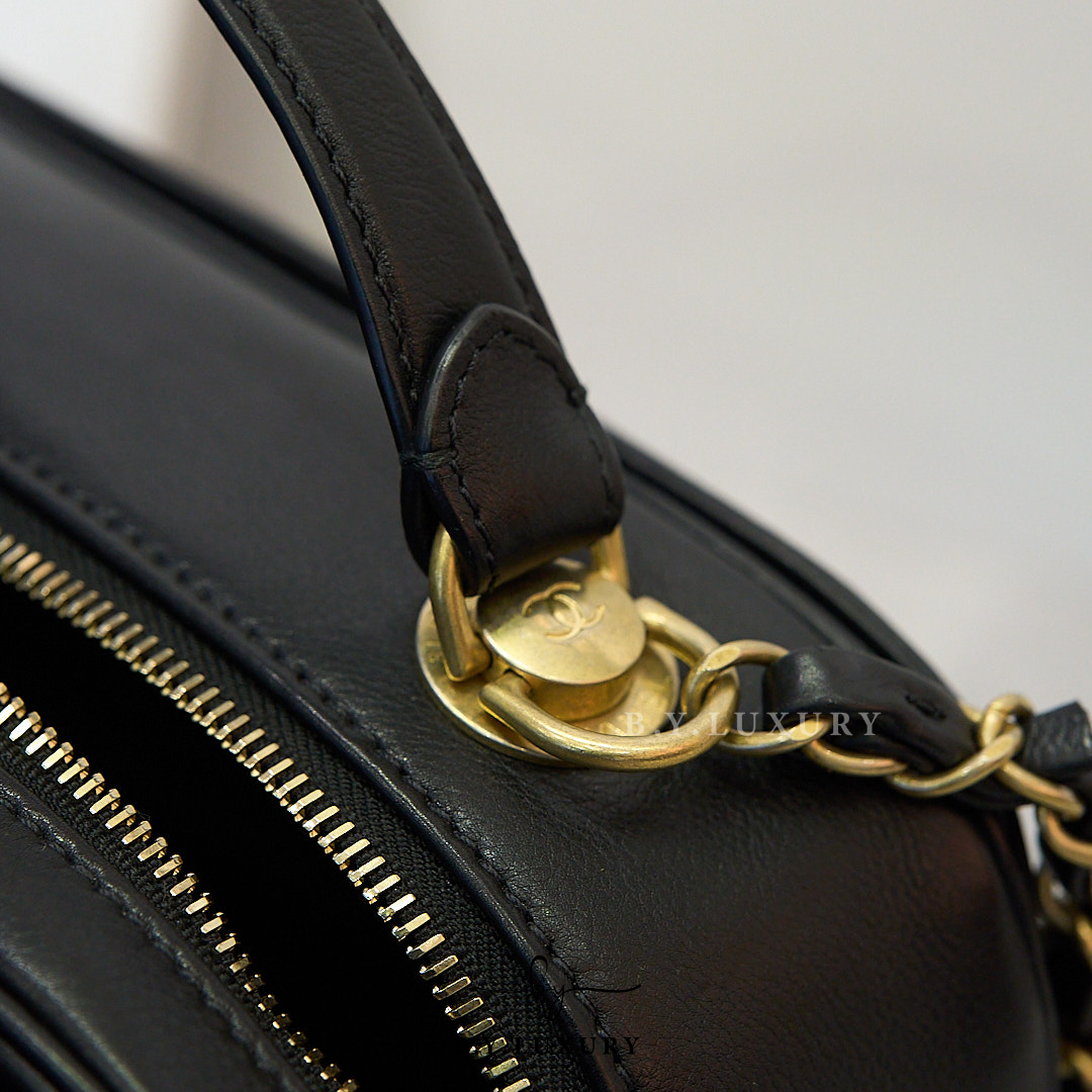 閑置品 CHANEL Camera Bag 相機包 小羊皮 黑色