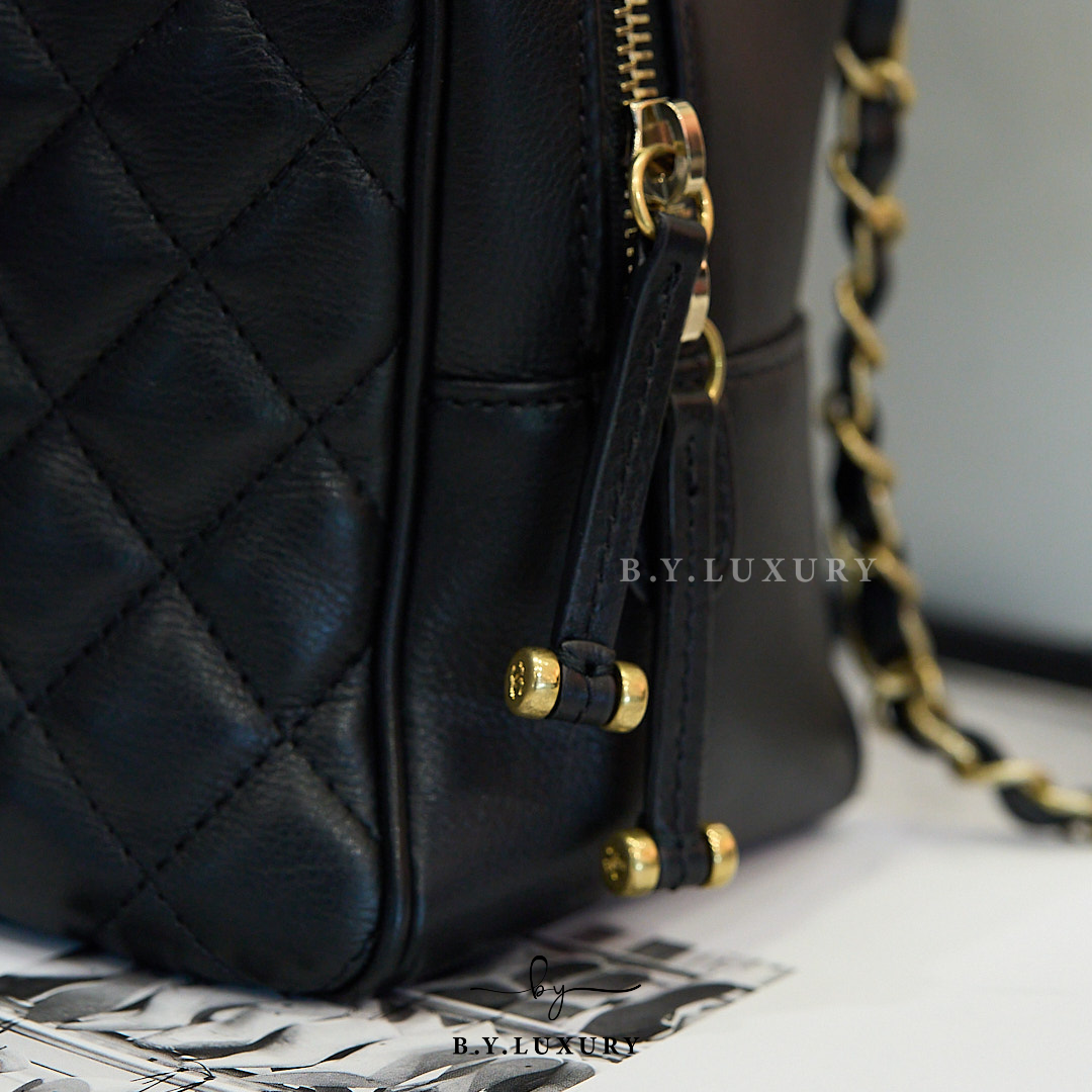 閑置品 CHANEL Camera Bag 相機包 小羊皮 黑色