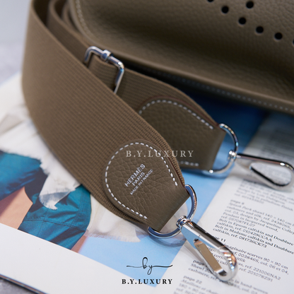 全新現貨 HERMES Evelyne 29 TC Etoupe PHW